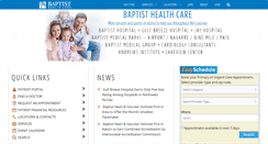 Desktop Screenshot of ebaptisthealthcare.org